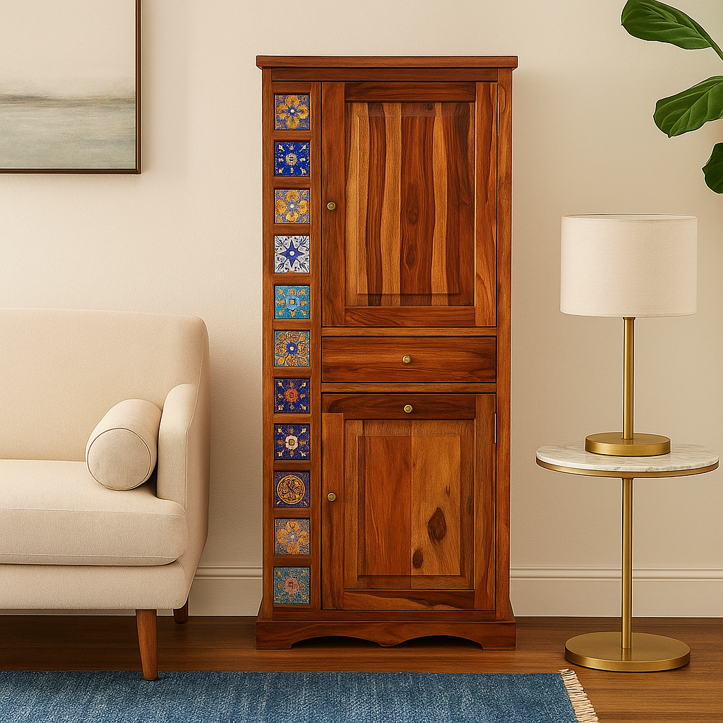 Sahira Wooden Bar Cabinet