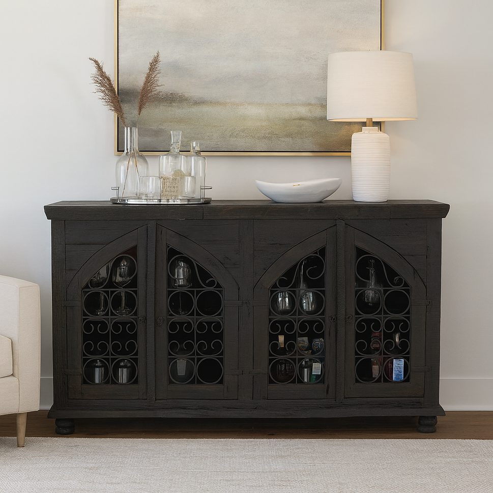 Garrard Wooden Bar Cabinet