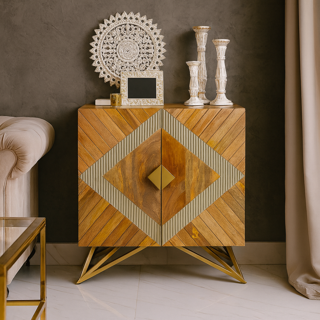 Arthur Carved Wooden Cabinet