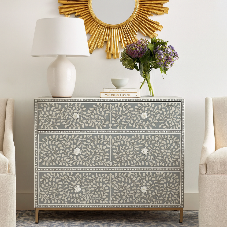 Noni Bone Inlay Chest of Drawer