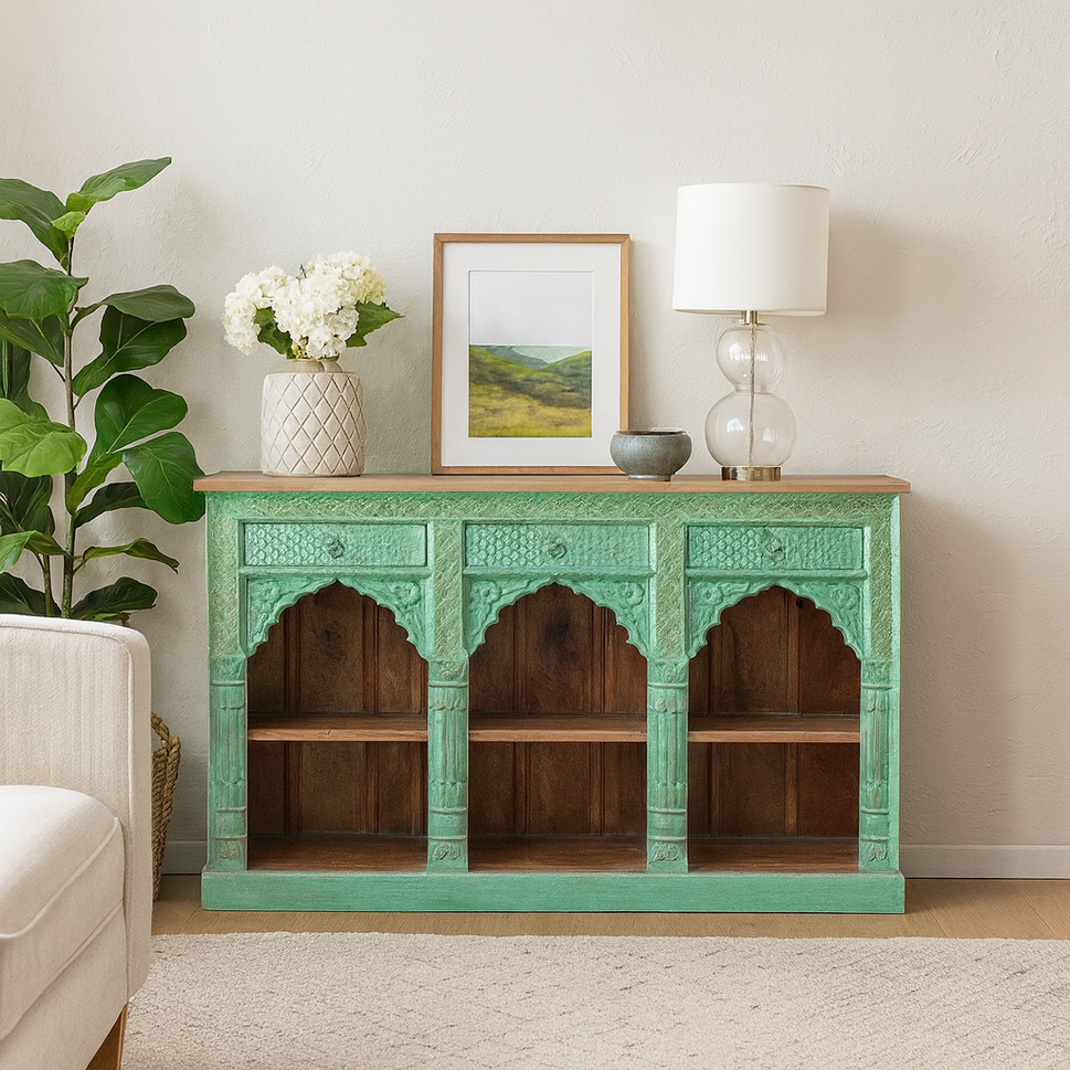 Harry Carved Bookshelf