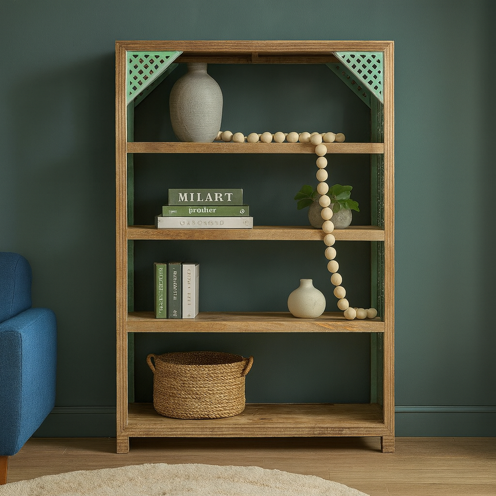 Ciba Carved Bookshelf