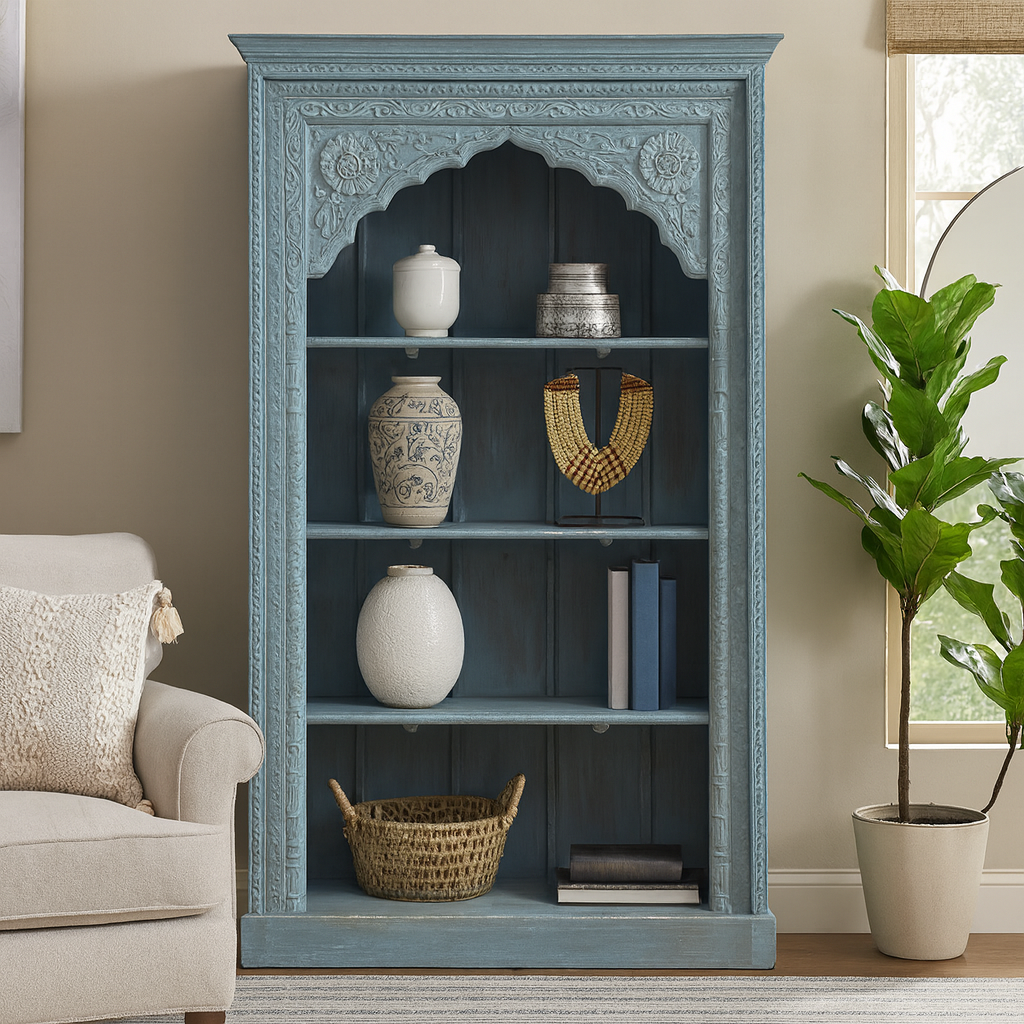 Connor Carved Bookshelf