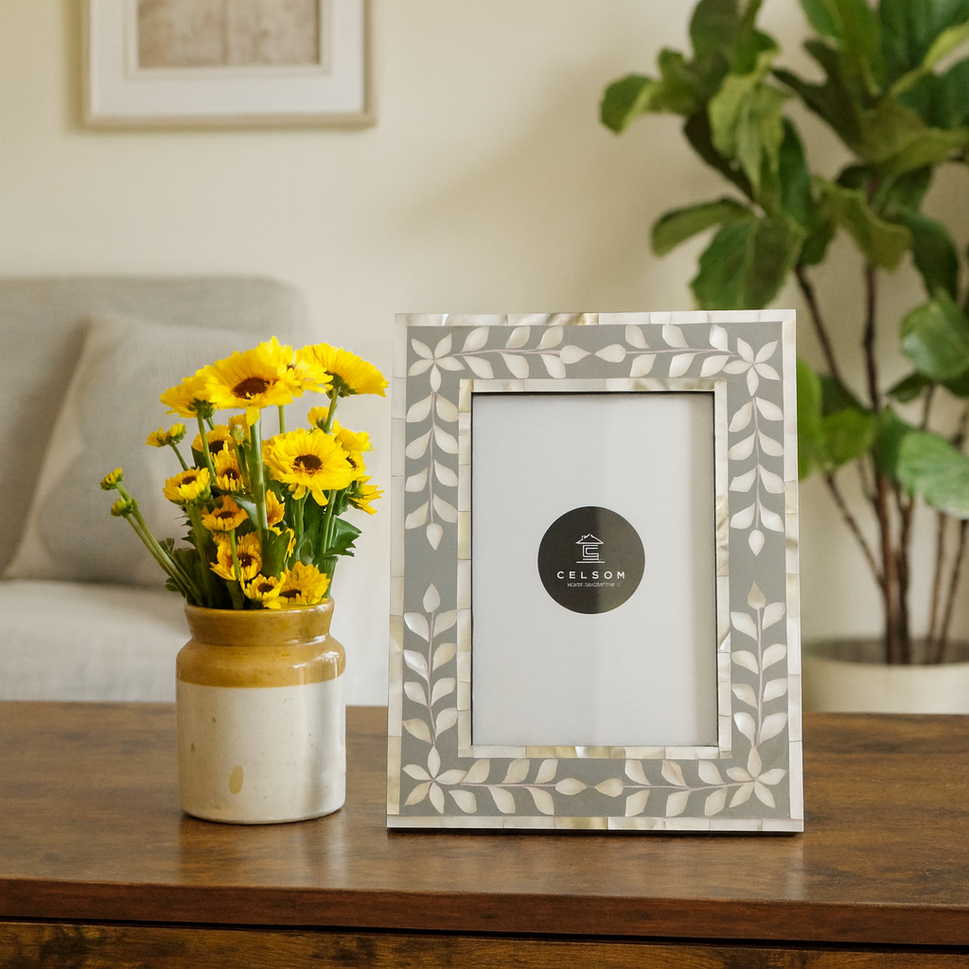 Scarlett Mother of Pearl Inlay Photo Frame