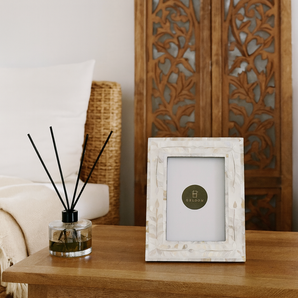 Vera Mother Of Pearl Inlay Photo Frame