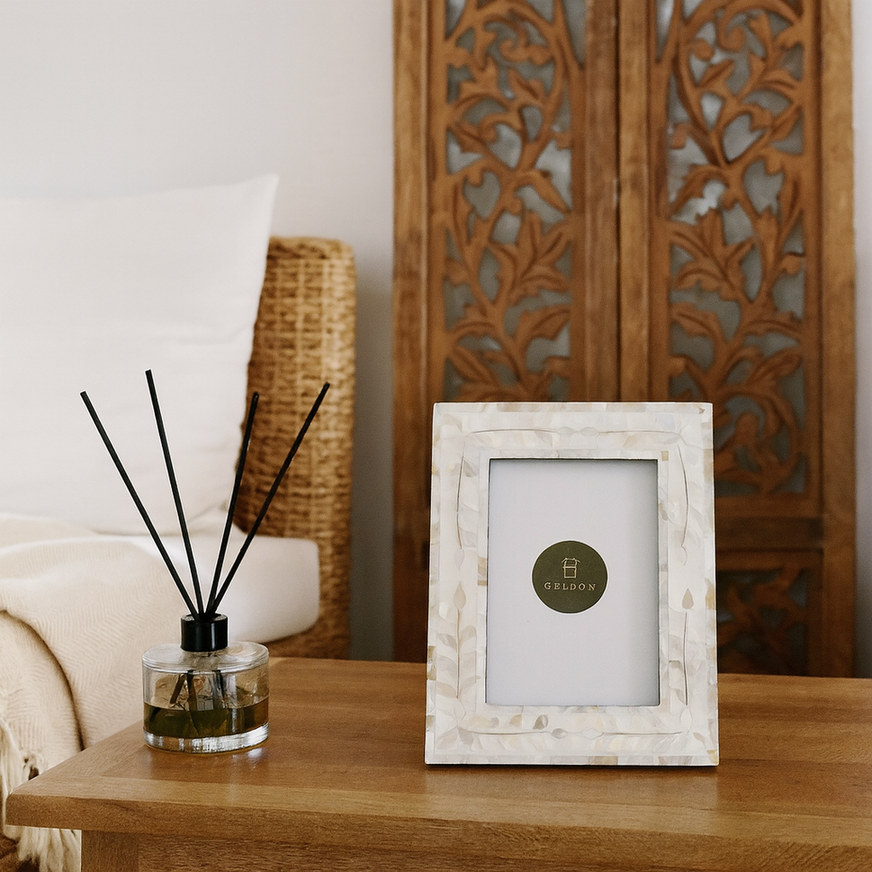 Vera Mother Of Pearl Inlay Photo Frame