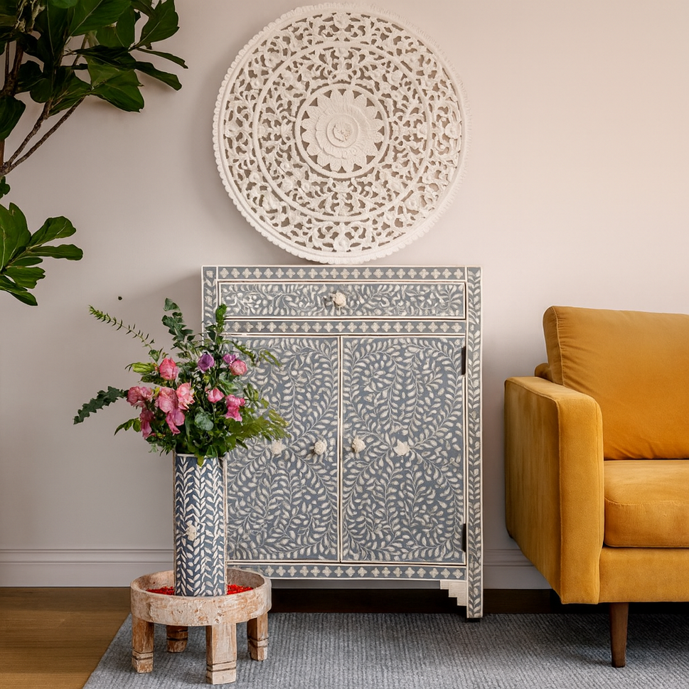 Rebecca Bone inlay Cabinet