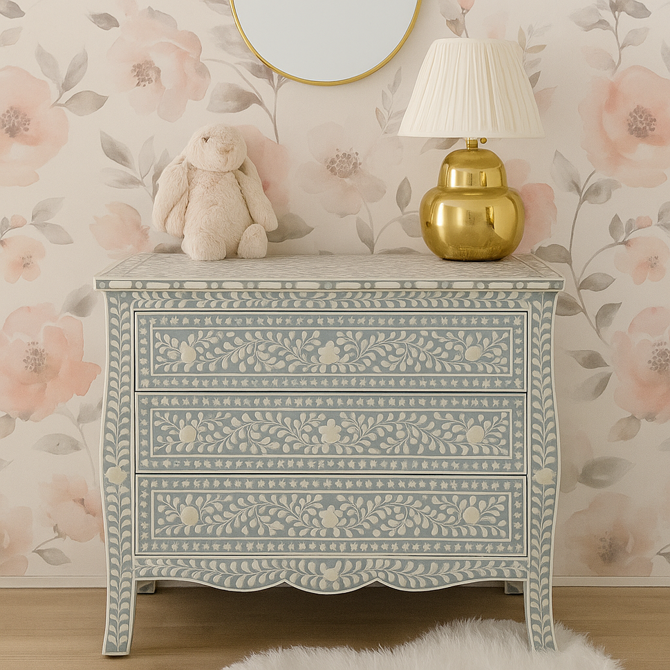 Carl Bone Inlay Chest of Drawer