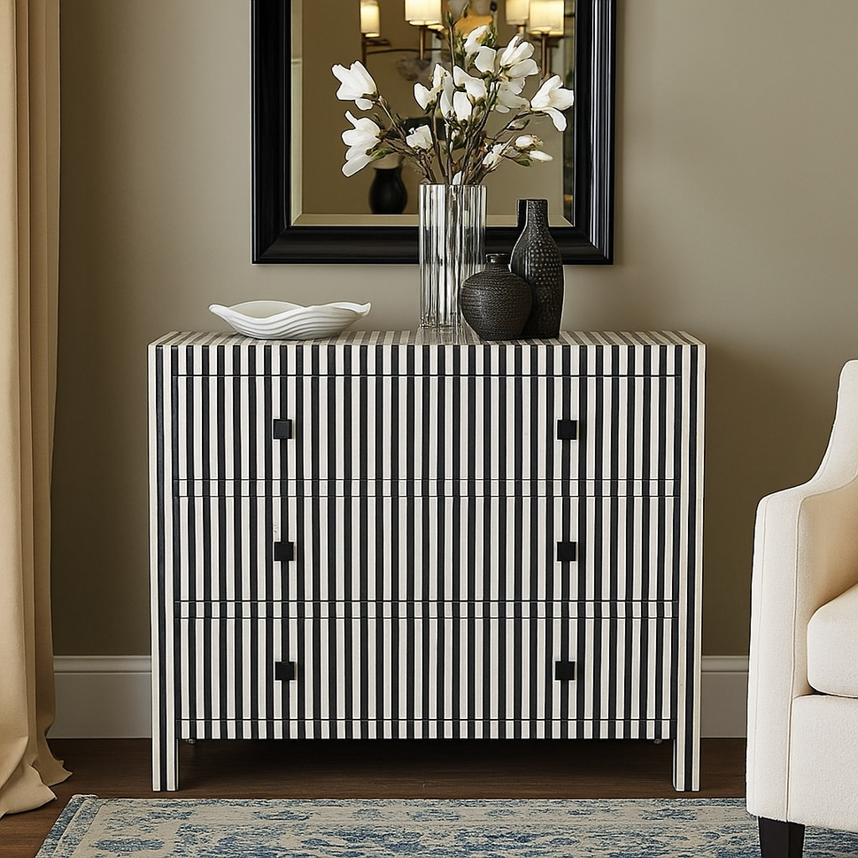 Fandral Bone Inlay Chest of Drawer