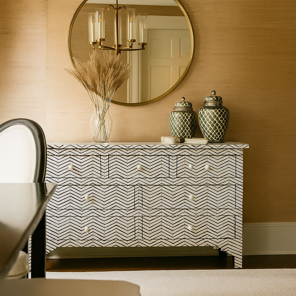Vanya Bone Inlay Dresser