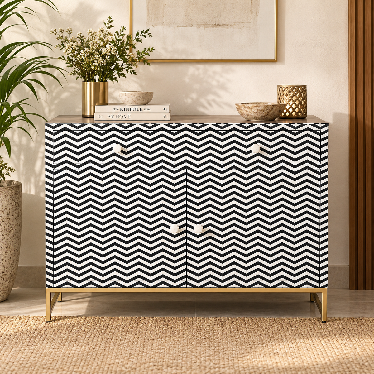 Theona Bone Inlay Chest