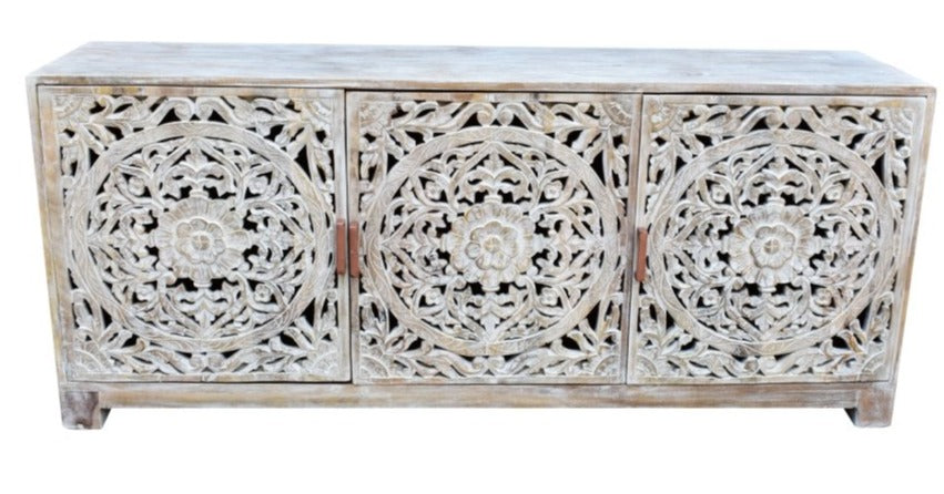 Joey Wooden Carved TV Cabinet