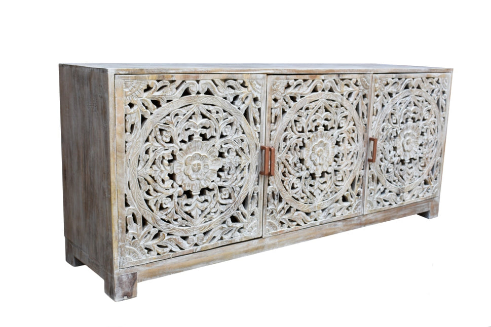 Joey Wooden Carved TV Cabinet