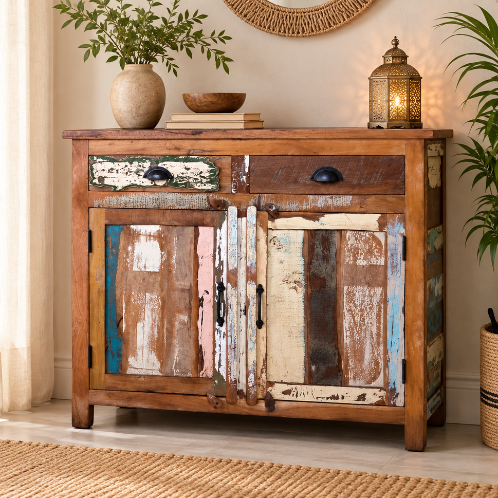Martin Carved Wooden Cabinet