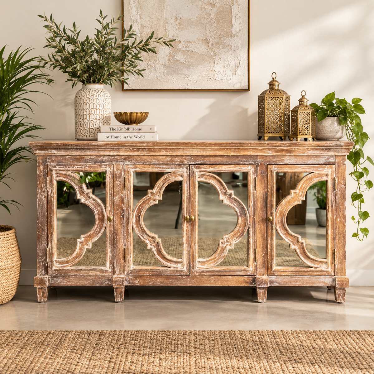 Aurelie Hand Carved Sideboard