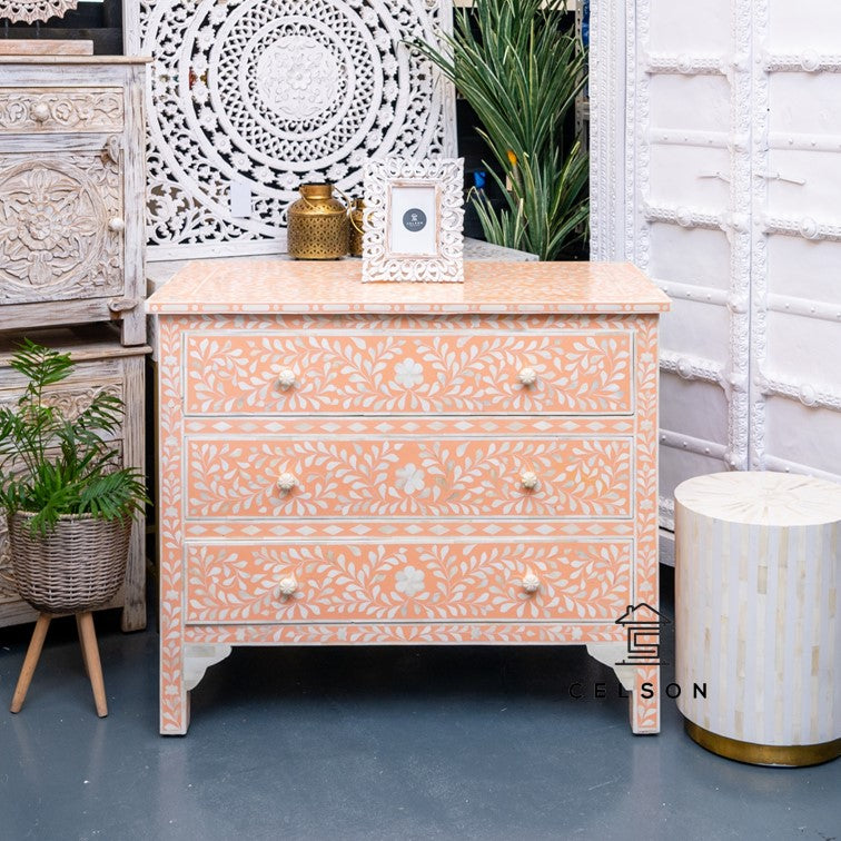 Samarica Bone Inlay Chest of Drawer