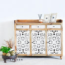 Switch Lucia Carved Wooden Shoe Cabinet 2 image