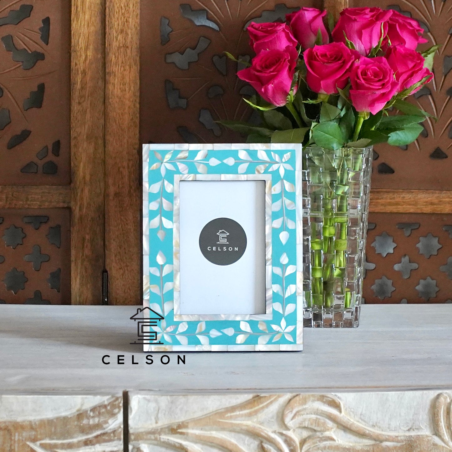 Olivia Mother of Pearl Inlay Photo Frame
