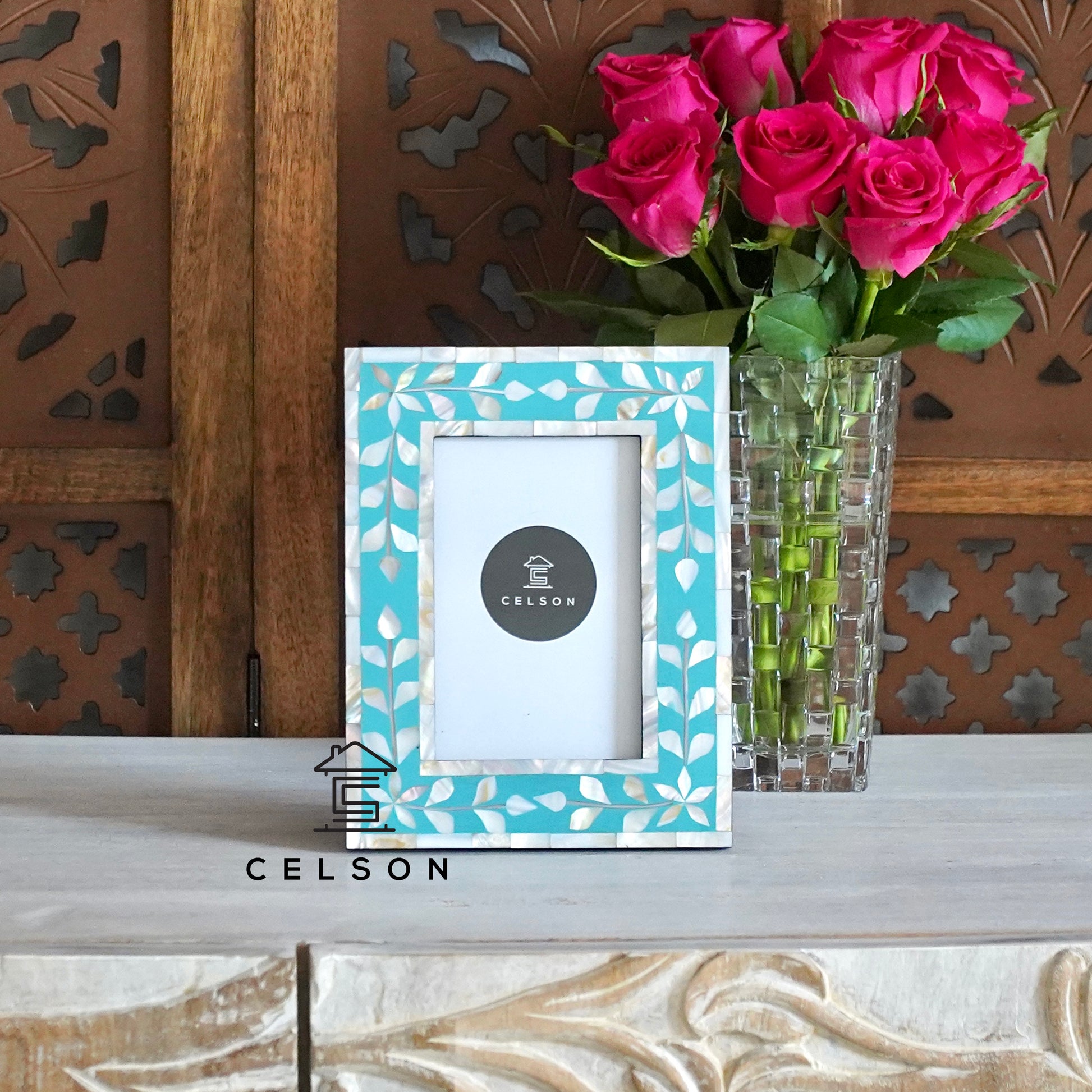 Olivia Mother of Pearl Inlay Photo Frame