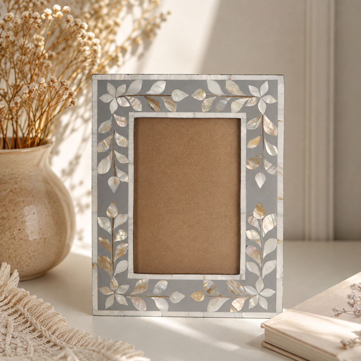 Hari Mother of Pearl Inlay Photo Frame