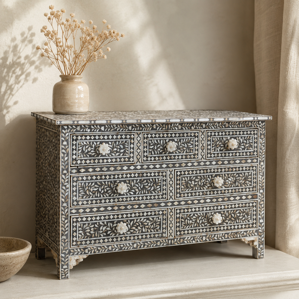 Gabrielle Mother of Pearl Inlay Dresser