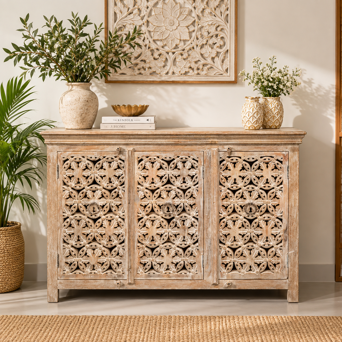 Wren Hand Carved Buffet