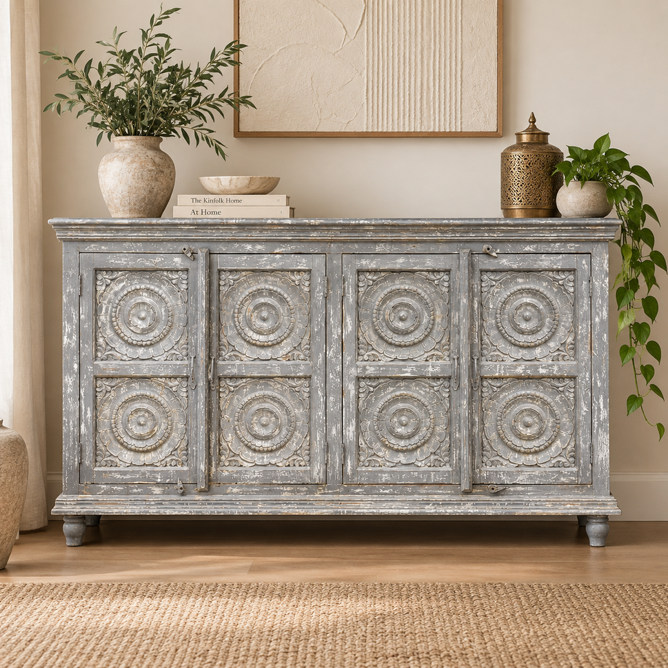 Tanya Hand Carved Wooden Buffet
