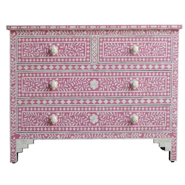 Anonna Mother of Pearl Inlay Chest of Drawer