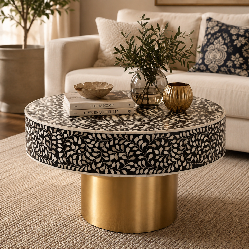 Azra Mother of Pearl Coffee Table