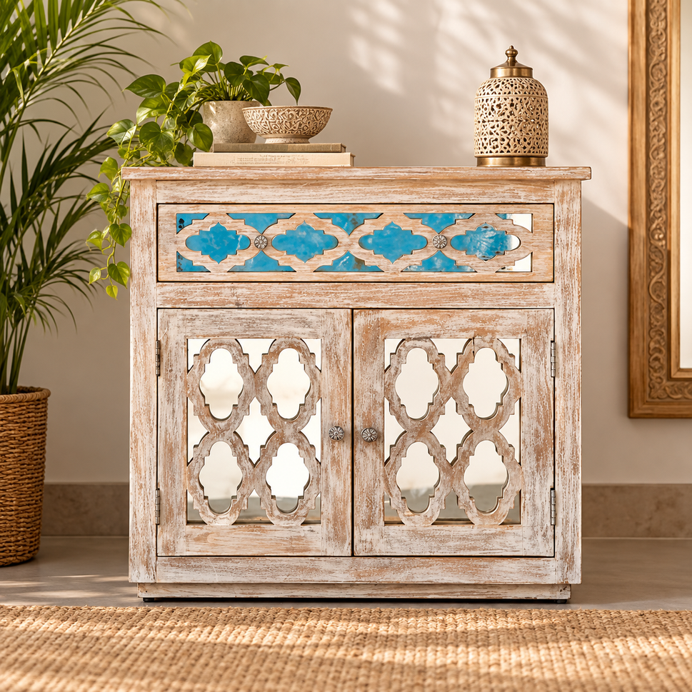 Ryerson Carved Wooden Chest