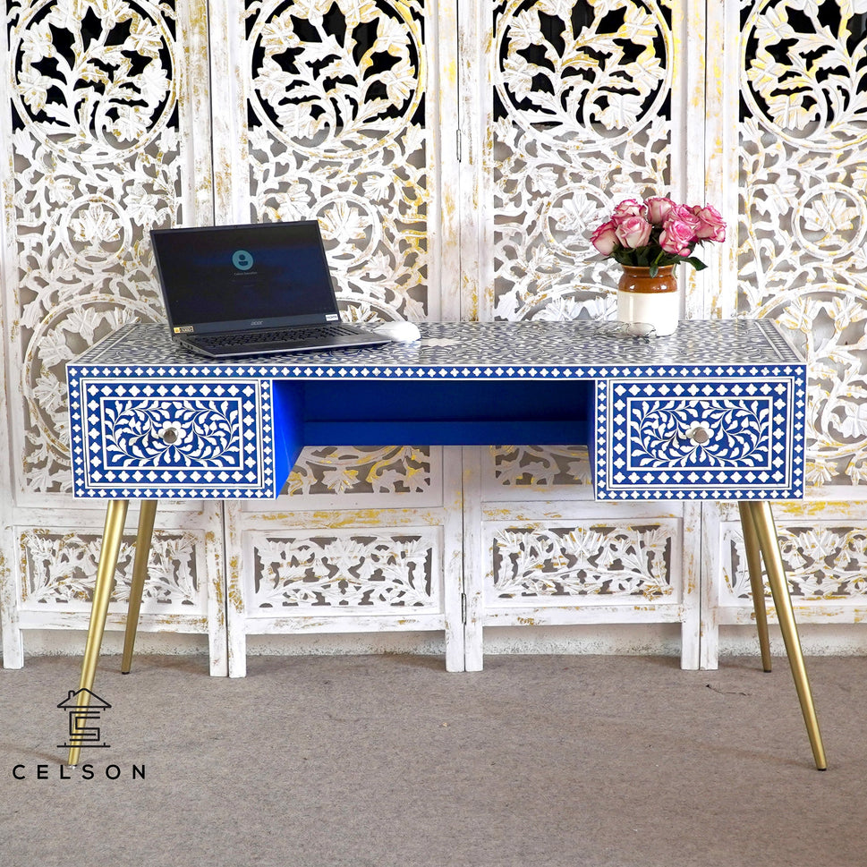 Alvin Bone Inlay Study Table