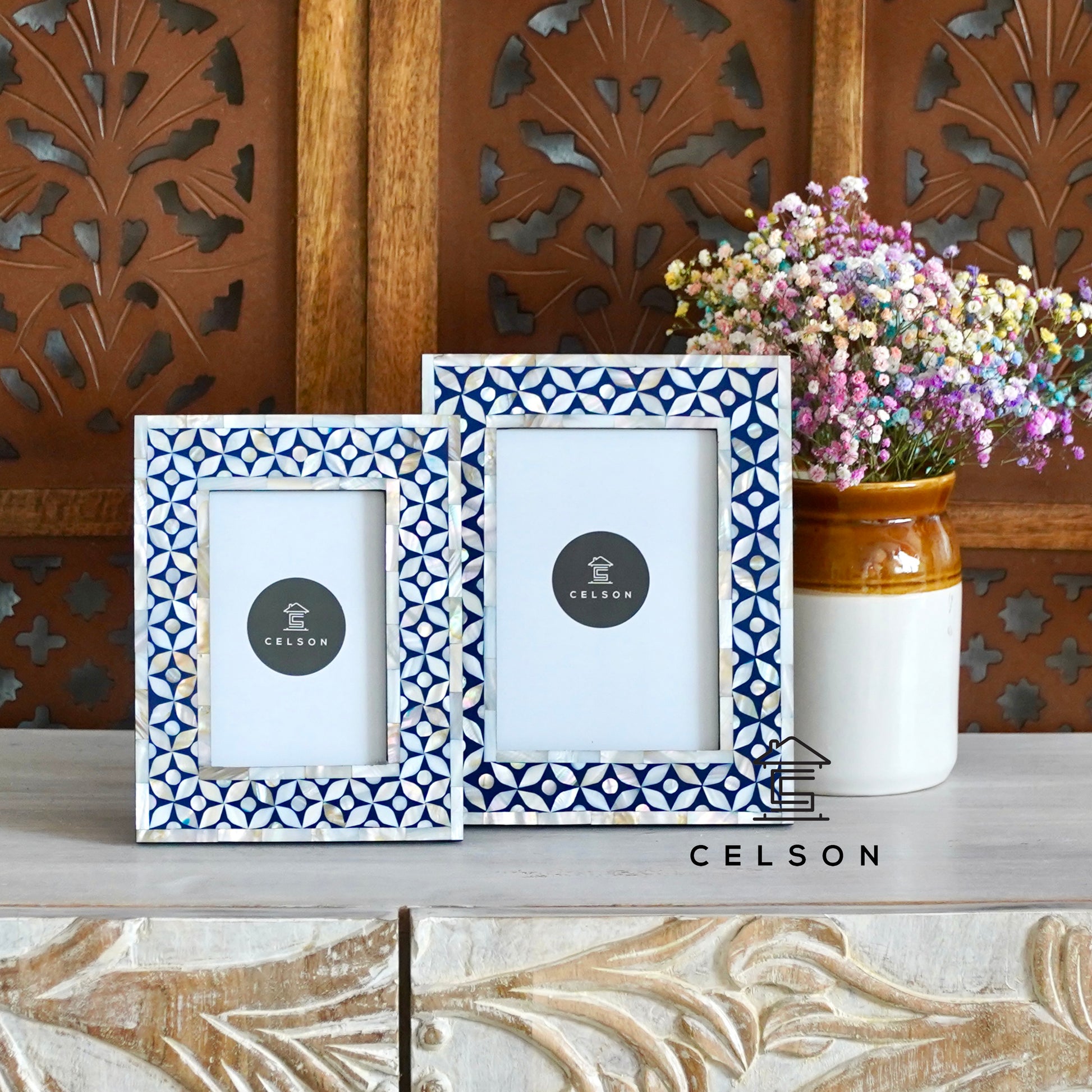 Ryan Mother of Pearl Inlay Photo Frame