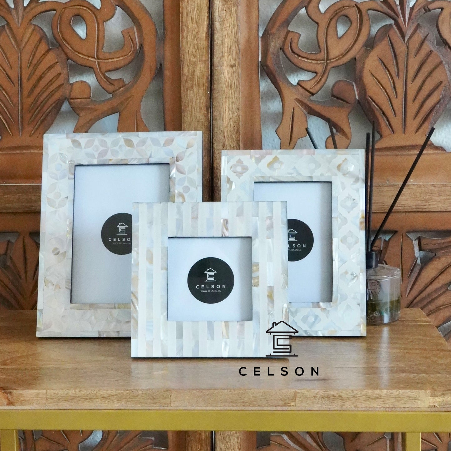 Arleo Mother of Pearl Inlay Photo Frame