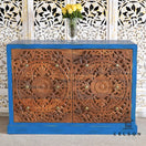 Switch Jovan Hand Carved Indian Wood Dresser 2 image