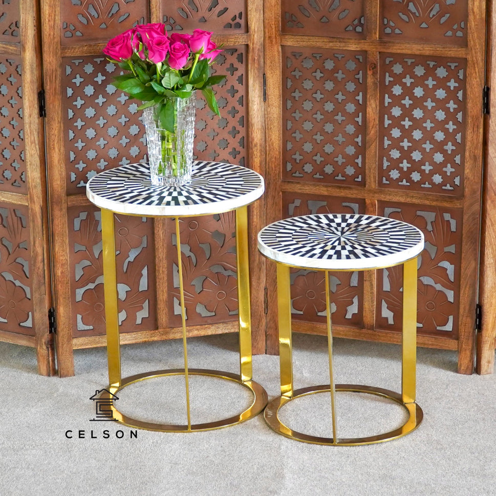 Jack Mother of Pearl Inlay Side Table