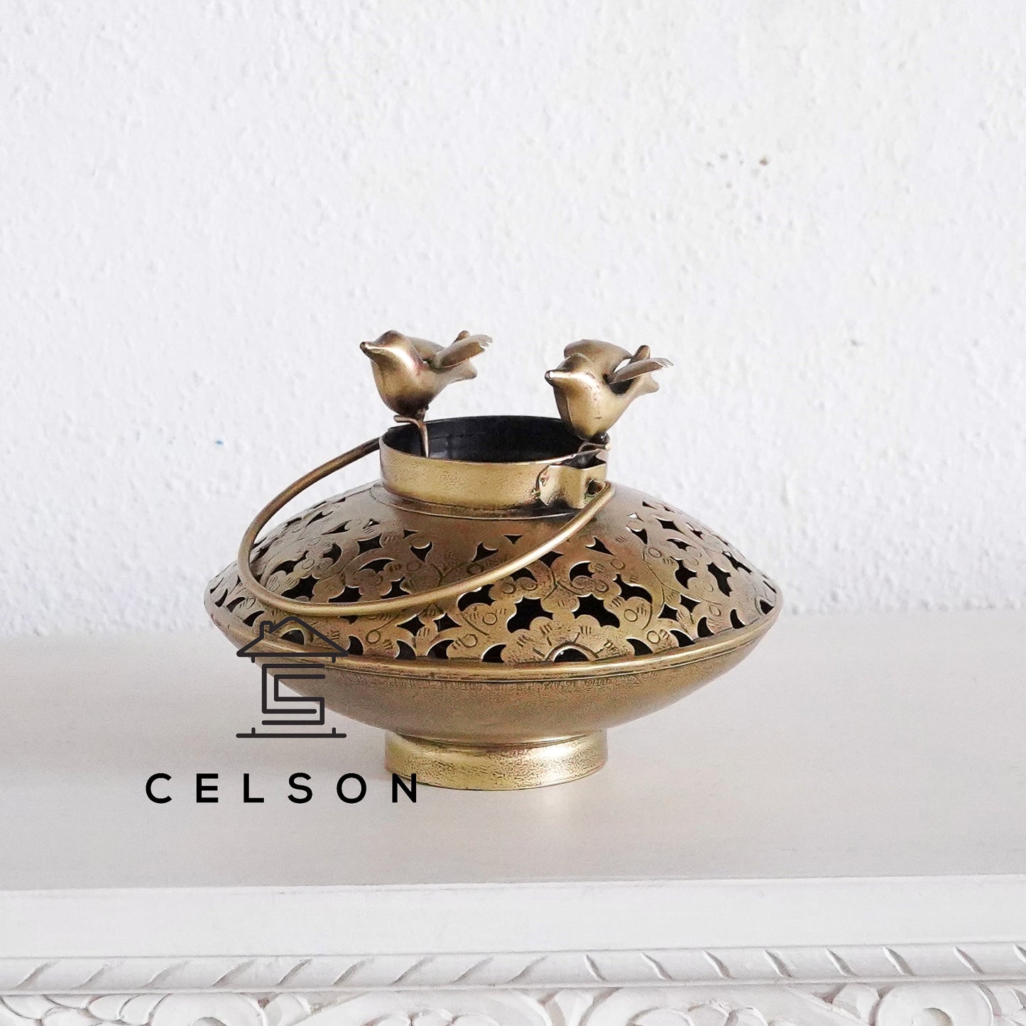 Utsav Antique Brass Lantern