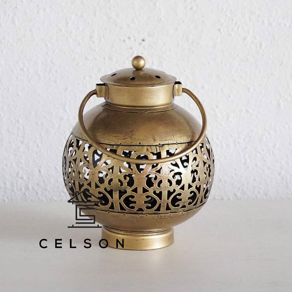 Nima Handcrafted Brass Lantern