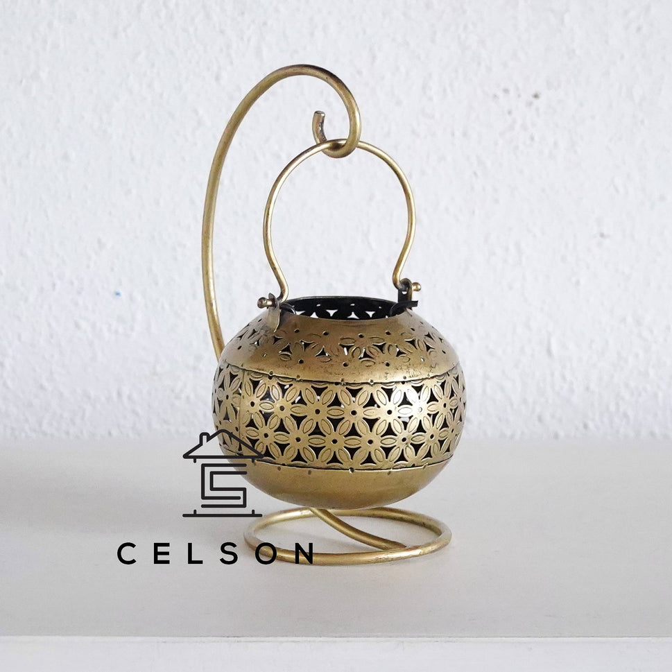 Noor Handcrafted Brass Lantern