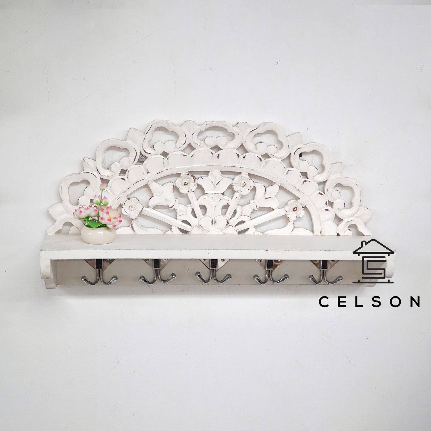 Shilpi Hand Carved Wall Shelf