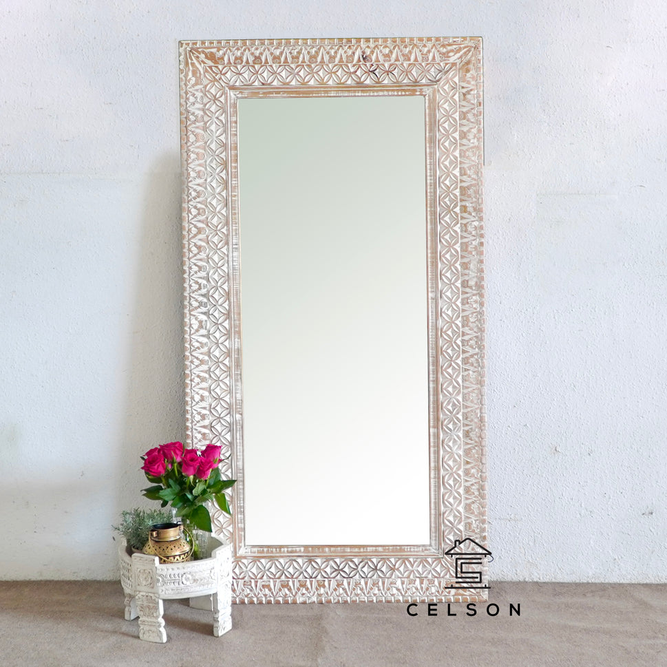 John Hand Carved Mirror