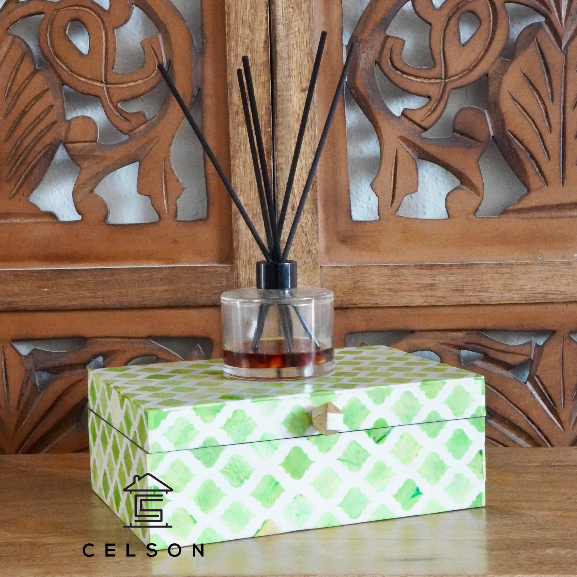 Rosabel Bone Inlay Box