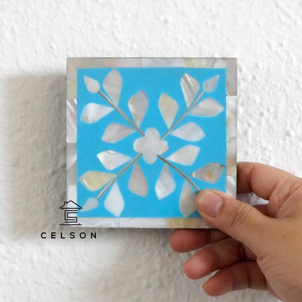 Chan Mother of Pearl Inlay Coaster