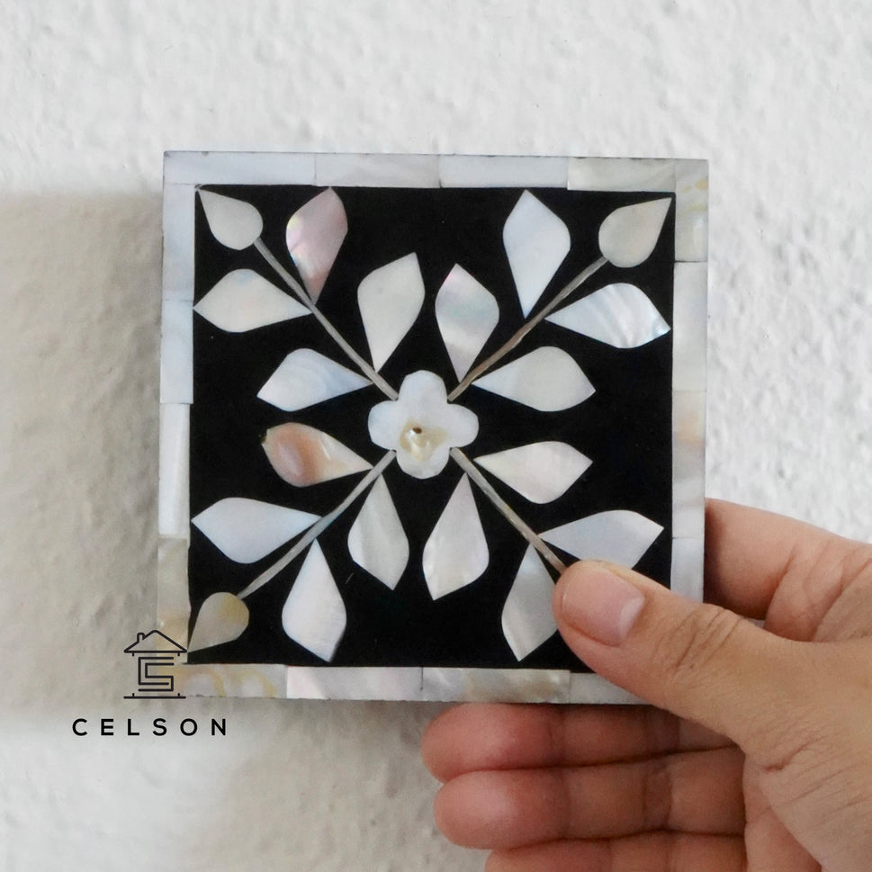 Chan Mother of Pearl Inlay Coaster