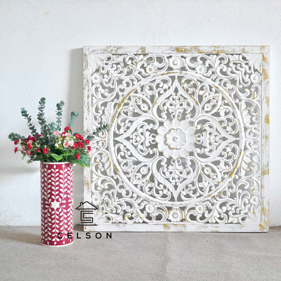 Siggy Hand Carved Wall Panel