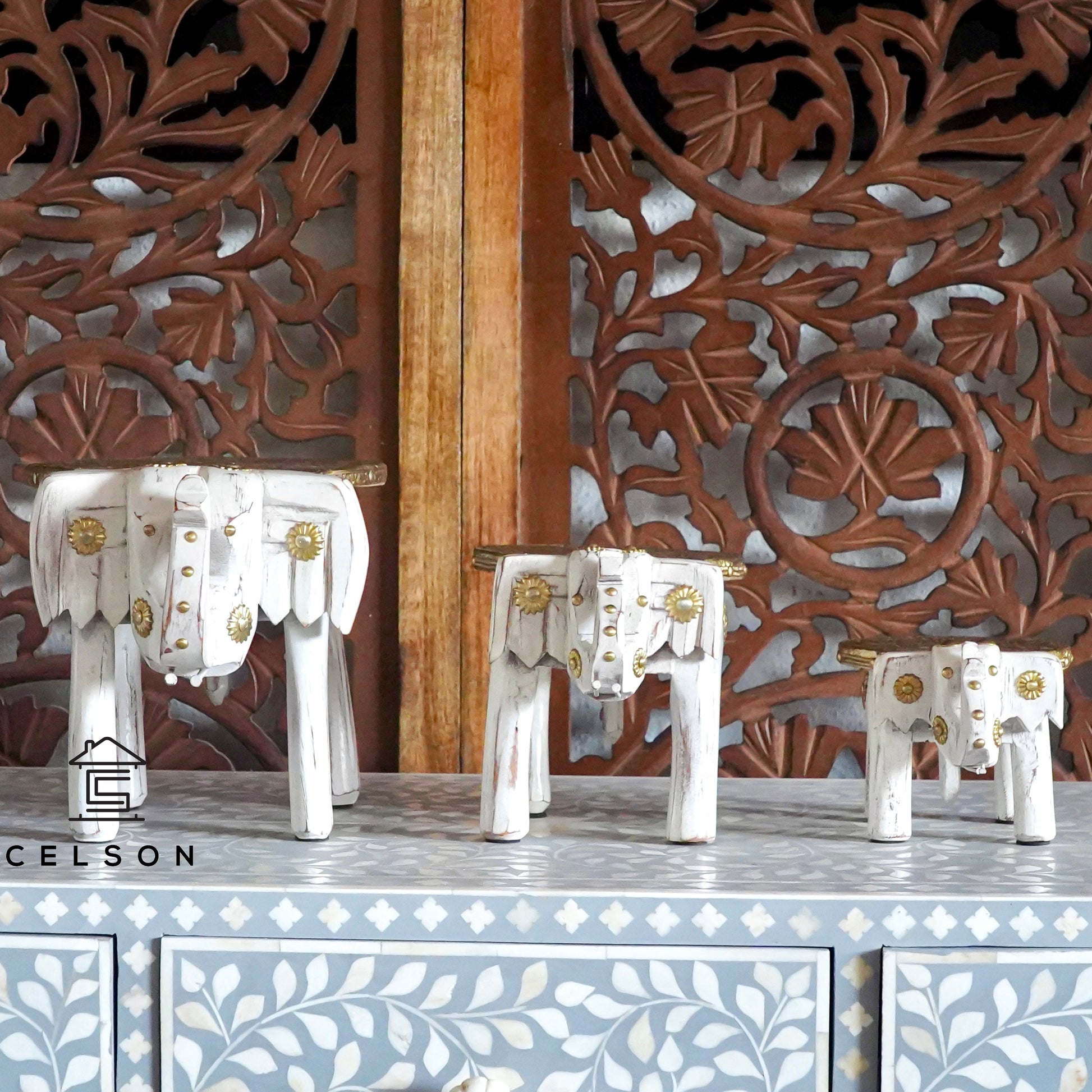 Sanaha wooden elephant