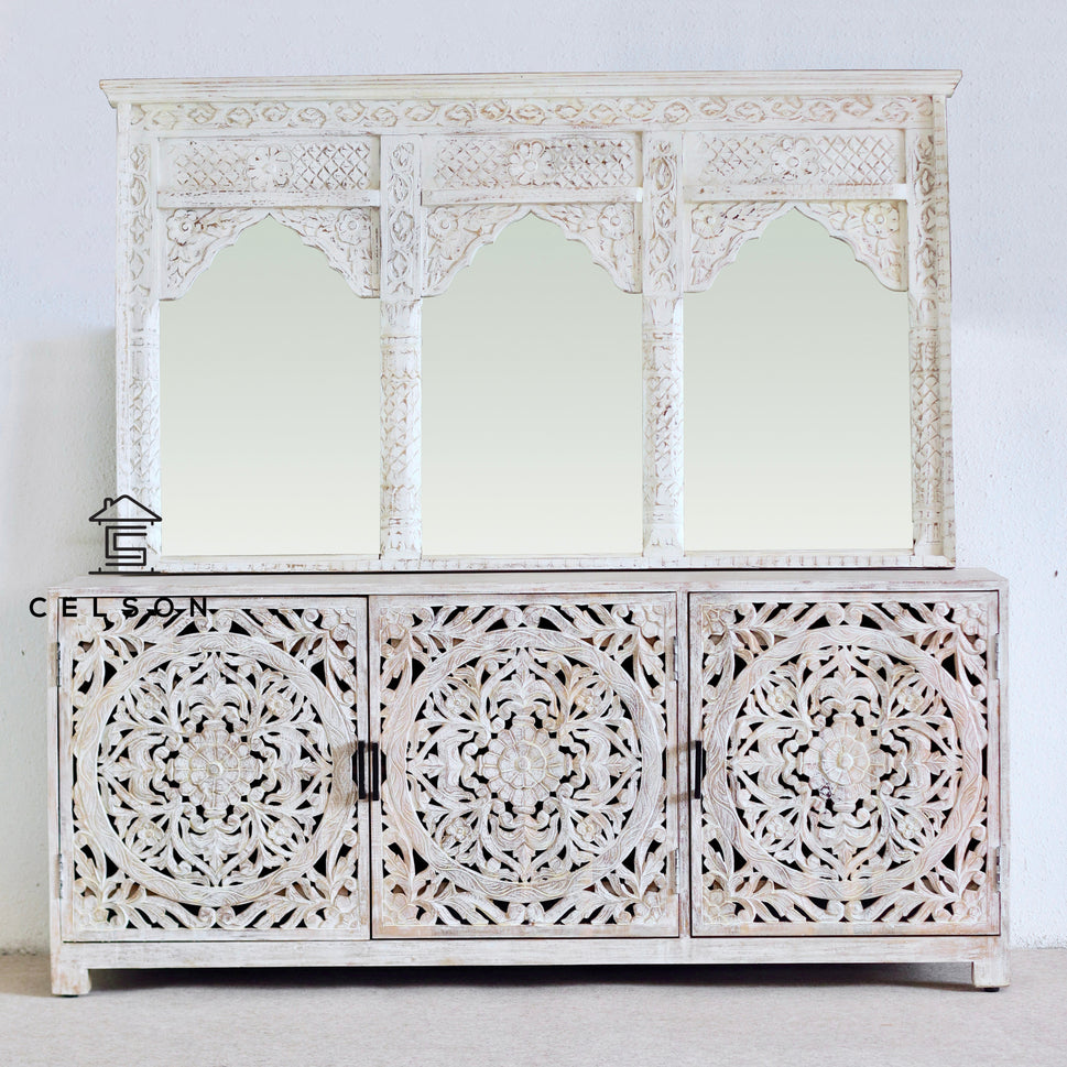 Joey Wooden Carved TV Cabinet
