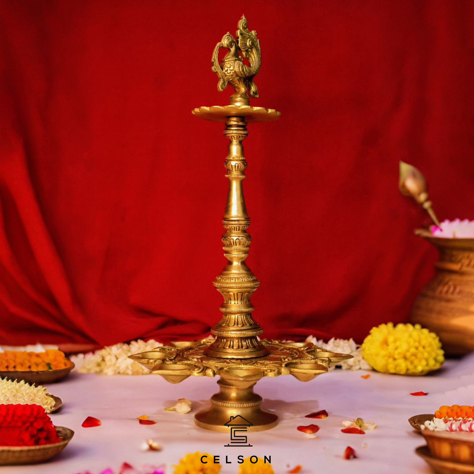 Pradeepa Crafted Brass Diya
