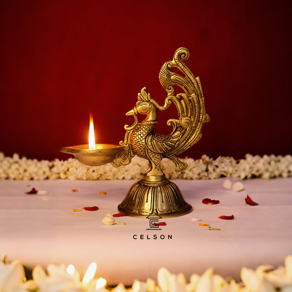 Mayur Brass Diya