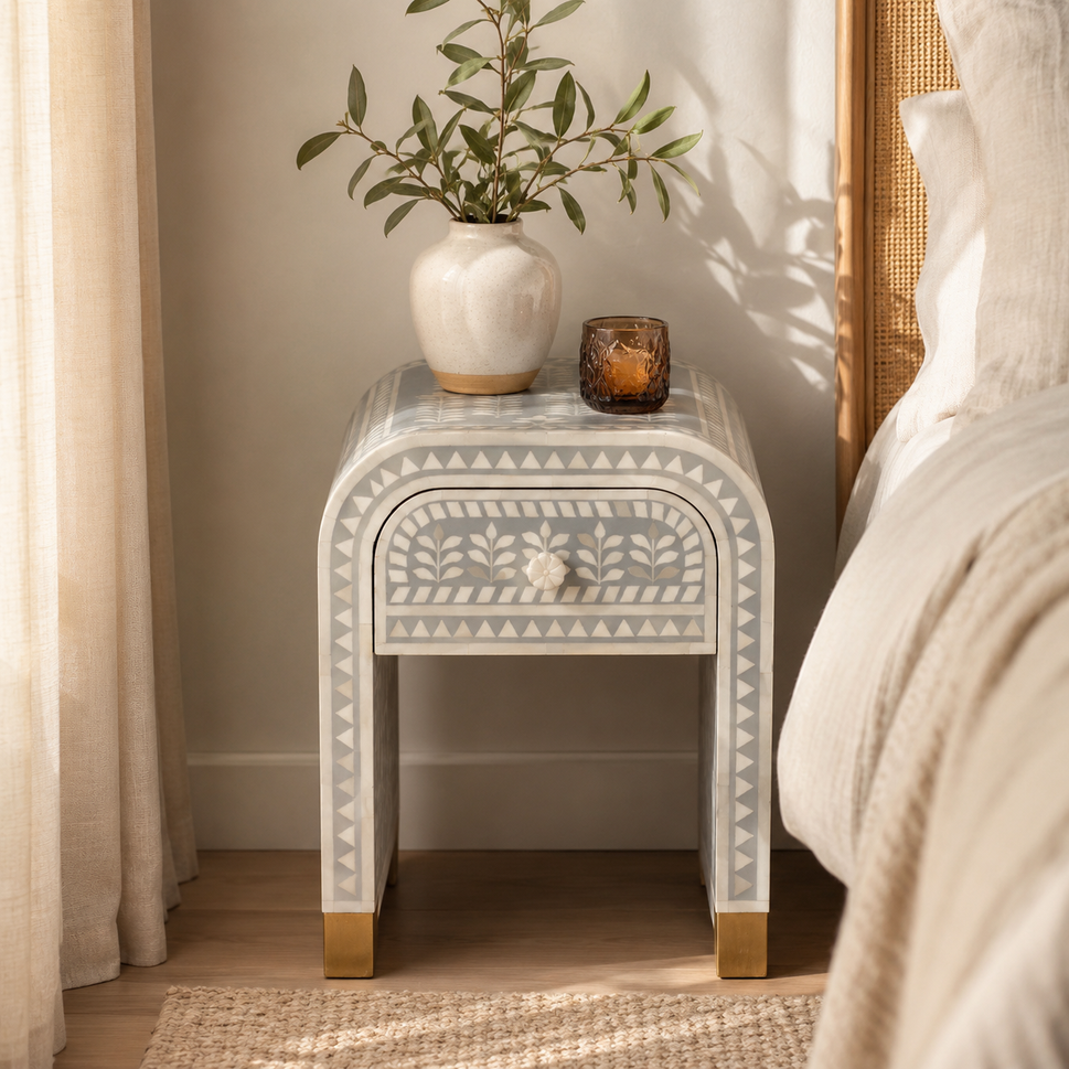Ben Bone Inlay Bedside
