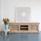 Switch Pawan Hand Carved Wooden TV Cabinet 2 image